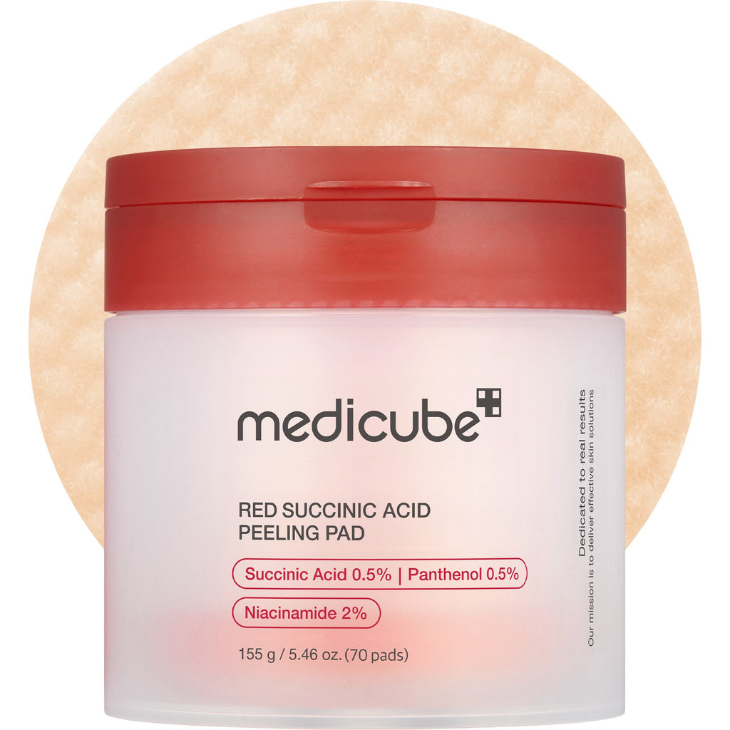 Red Succinic Acid Panthenol Pads K8