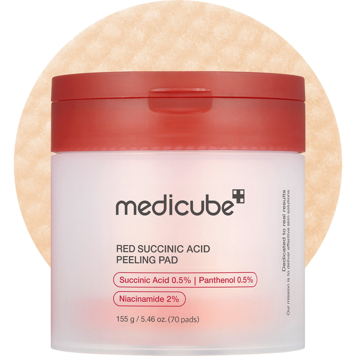 Red Succinic Acid Panthenol Pads K8