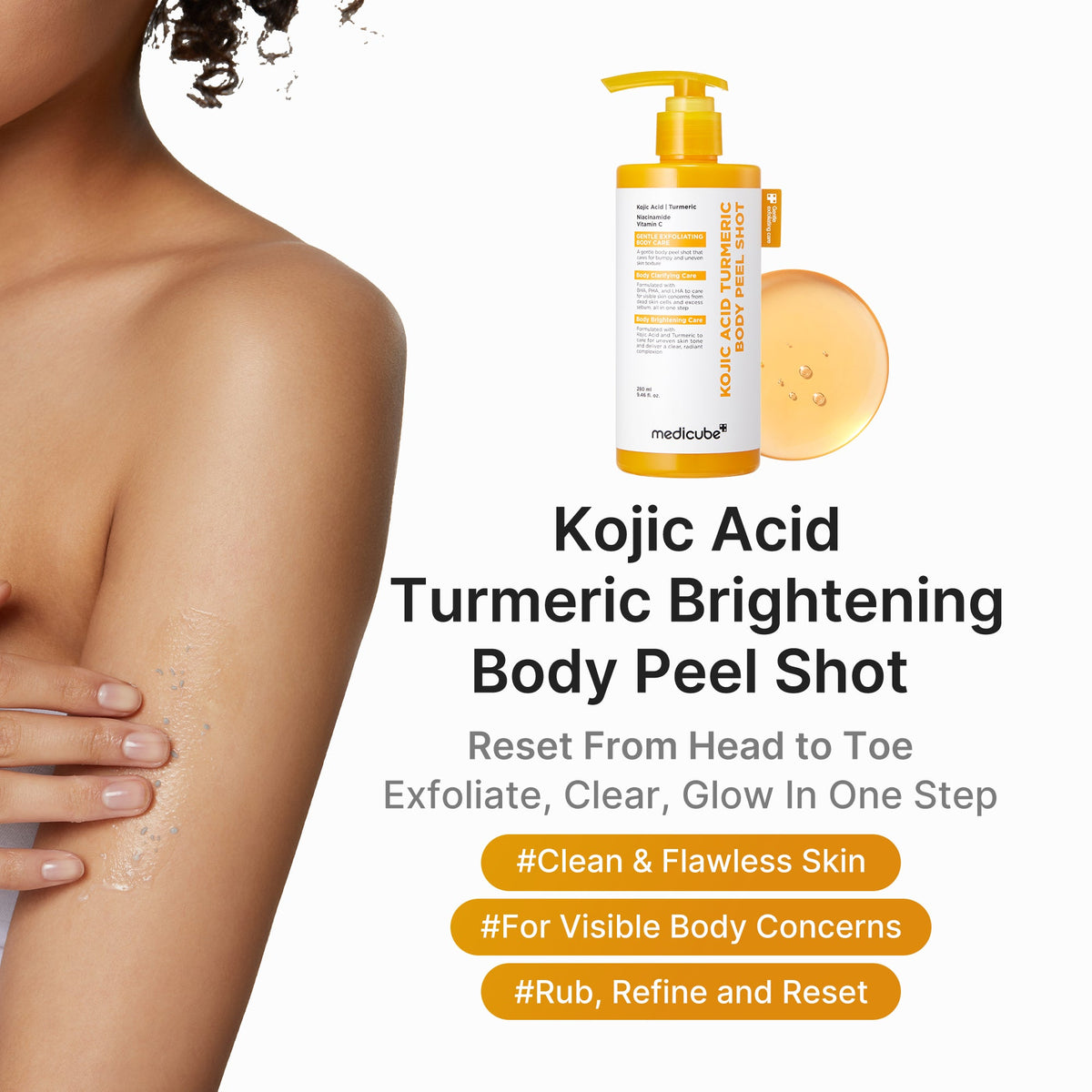Kojic Acid Turmeric Body Peel Shot G2
