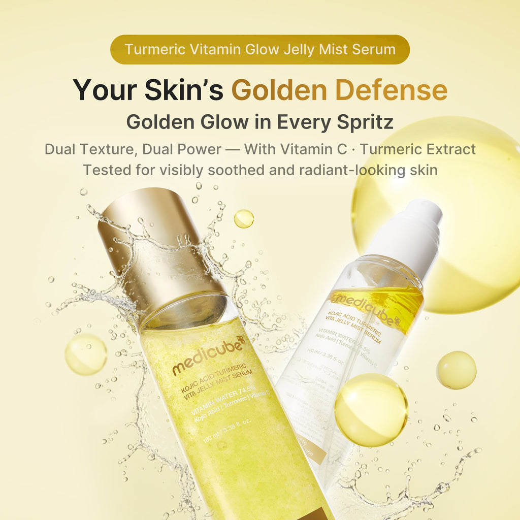 Kojic Acid Turmeric Vitamin Gold Jelly Mist Serum R0