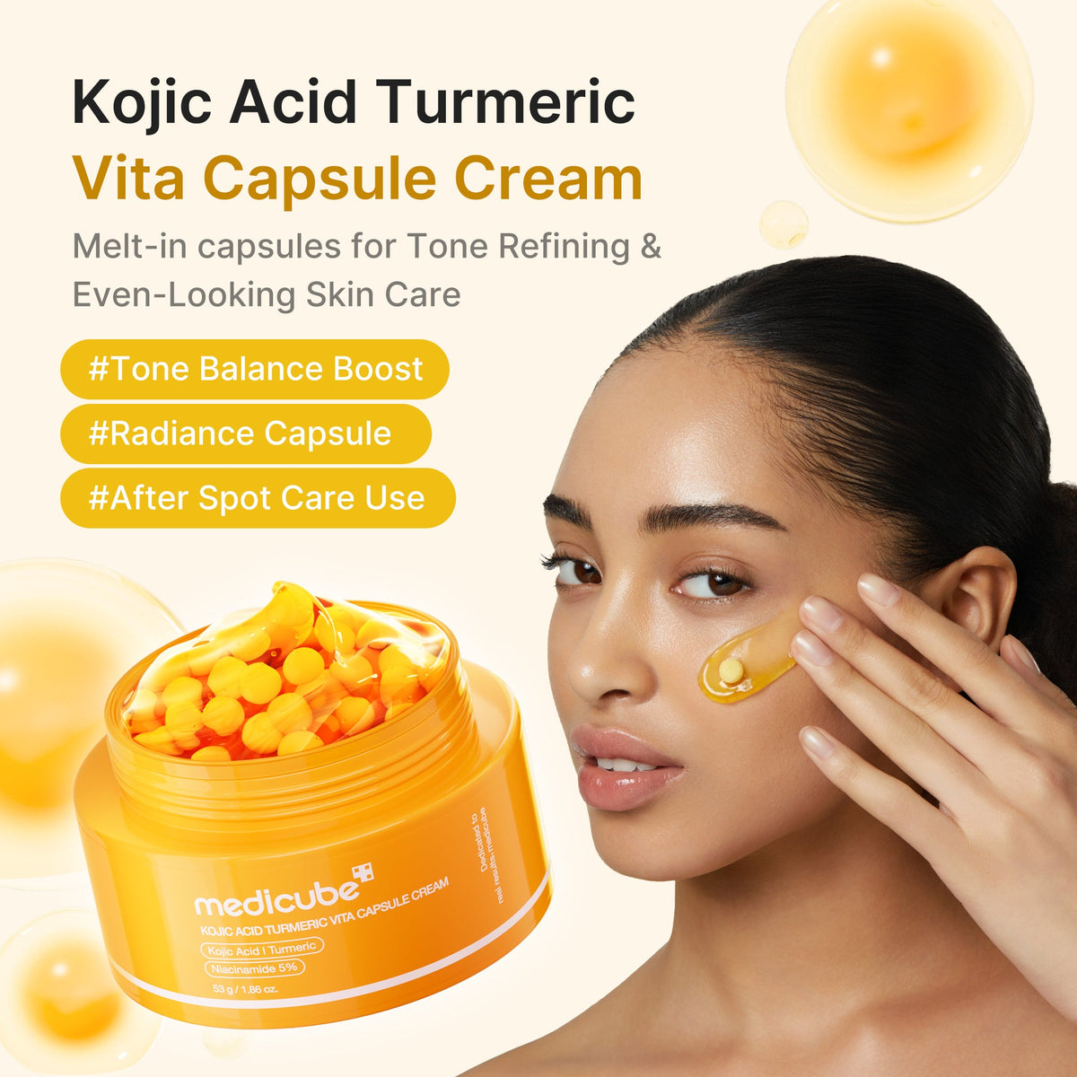 Kojic Acid Turmeric Vita Capsule Cream K2