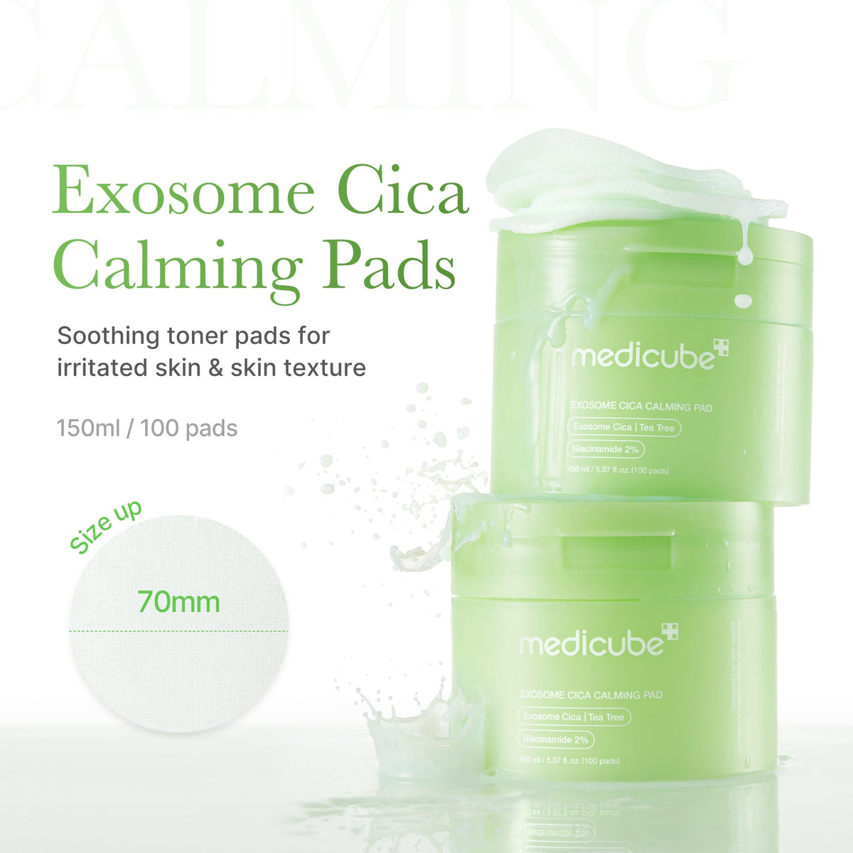 Exosome Cica Calming Toner Pads N1