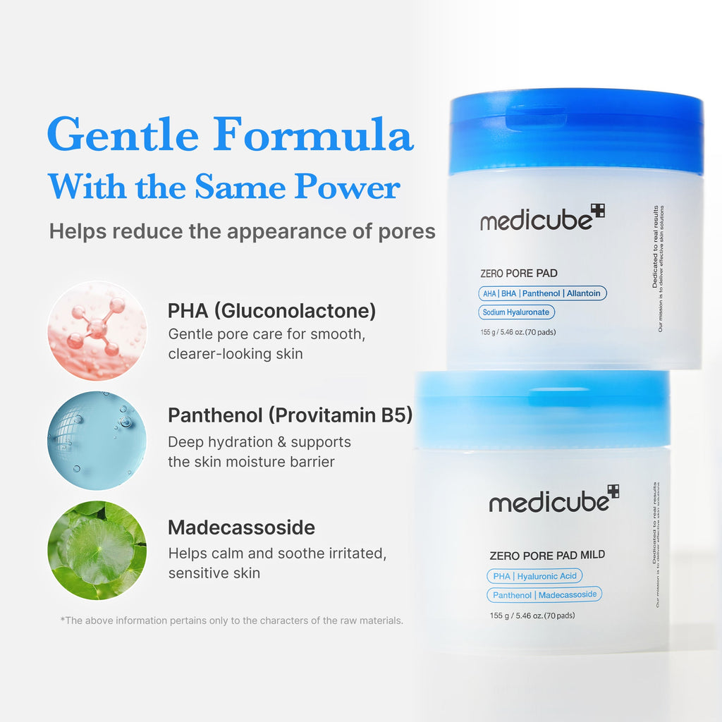 Zero Pore Madecassoside Pads (Mild) L2