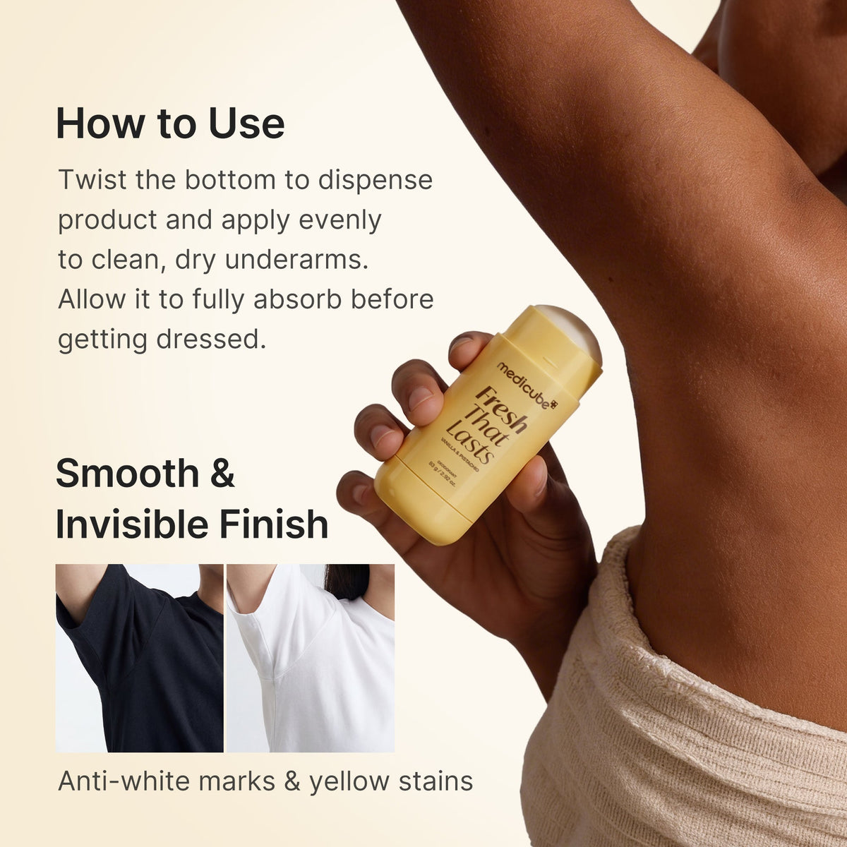 Kojic Acid Brightening Deodorant (Vanilla & Pistachio) G0