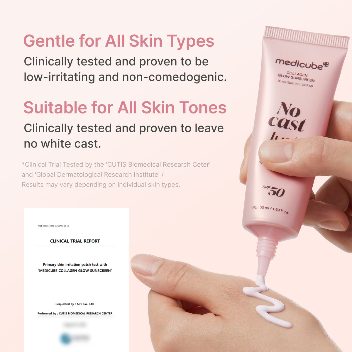 No Cast Just Glow Collagen Sunscreen F3