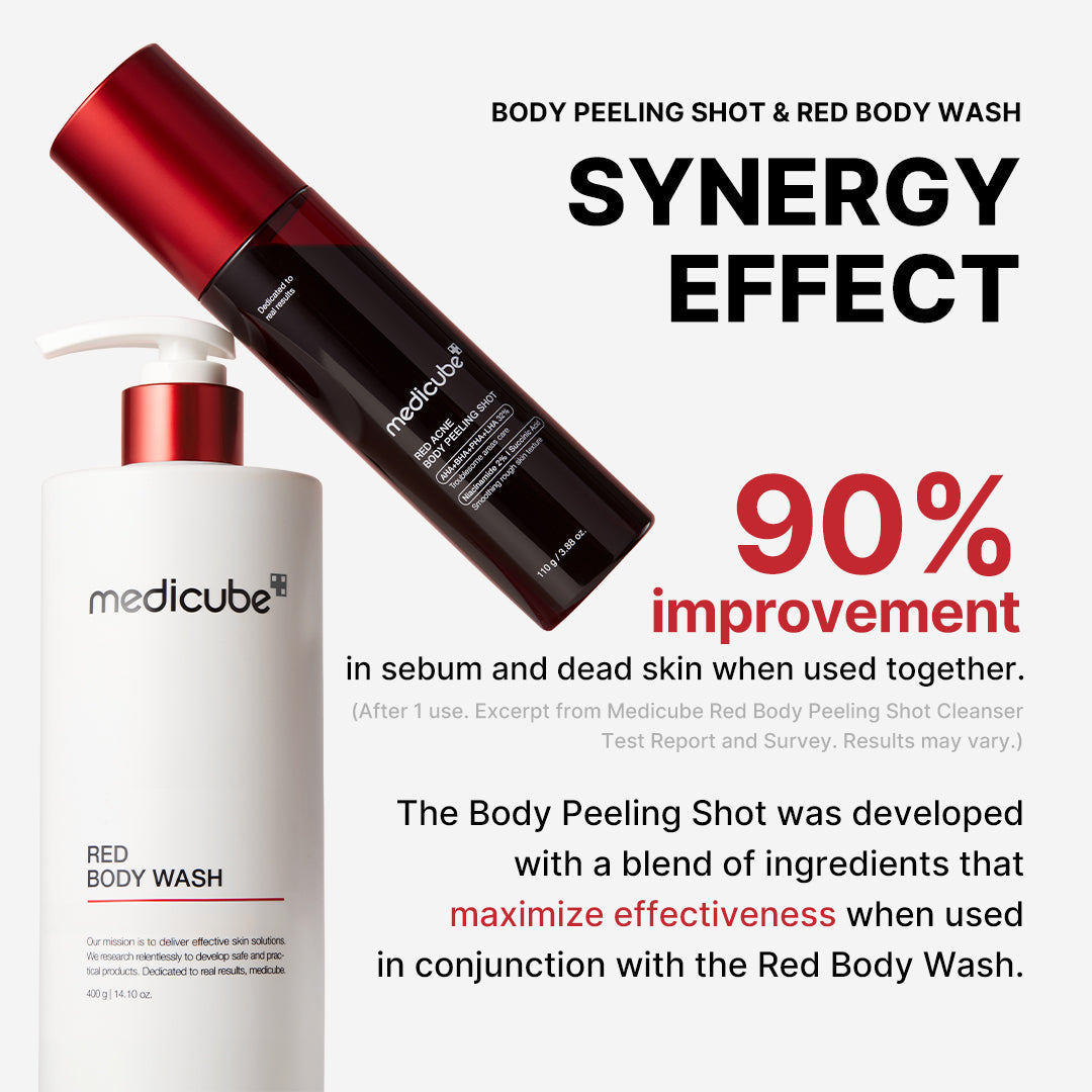 Red Body Peeling Shot Cleanser B2