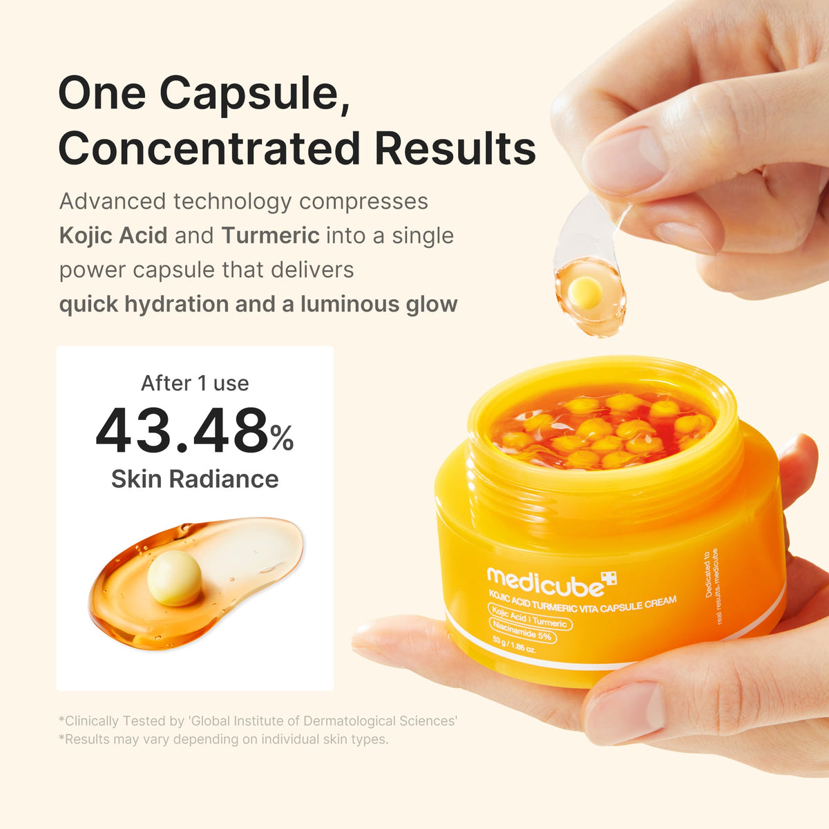 Kojic Acid Turmeric Vita Capsule Cream K2