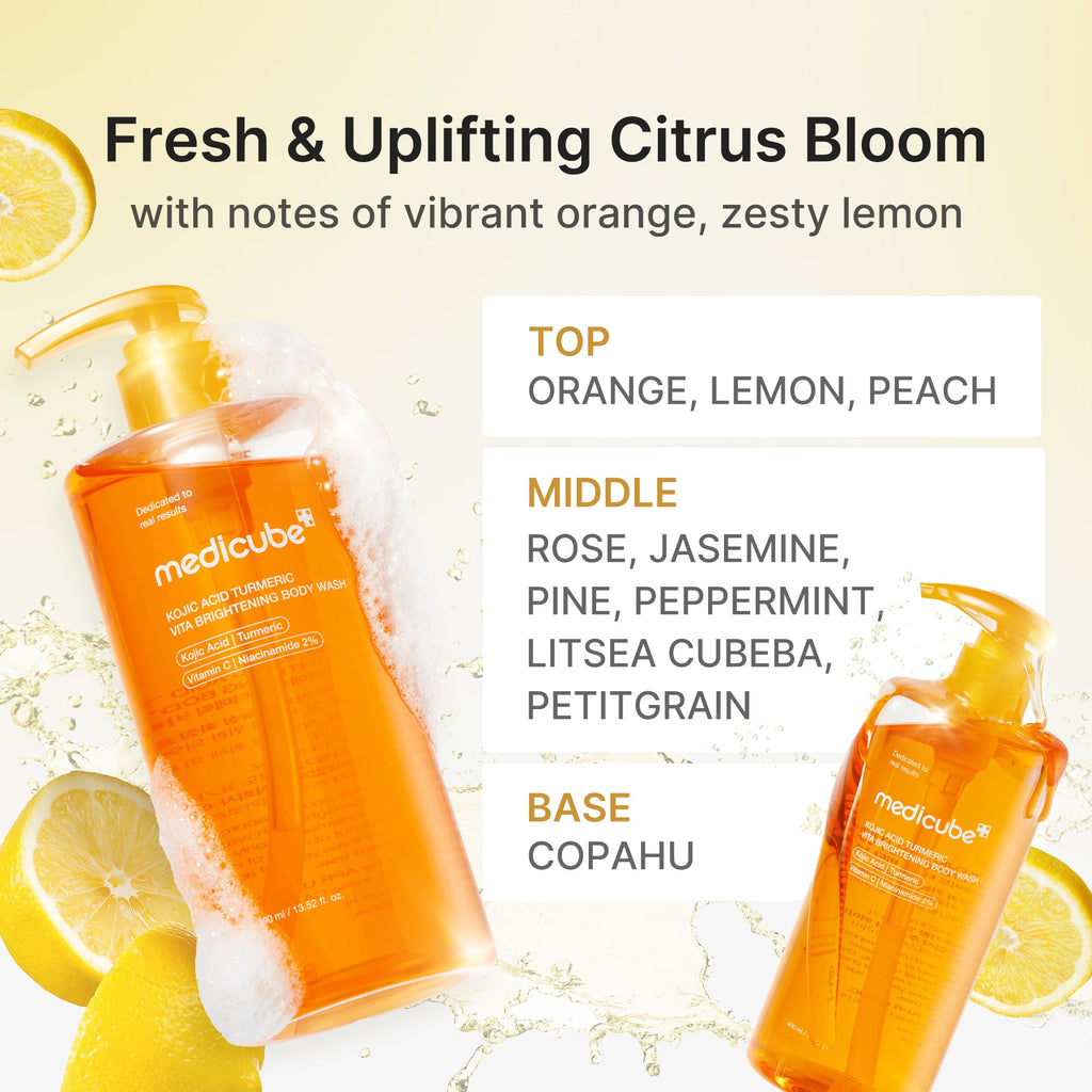Kojic Acid Turmeric Brightening Body Wash G2