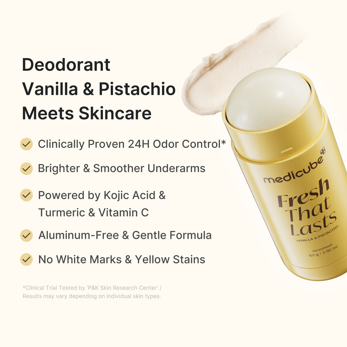 Kojic Acid Brightening Deodorant (Vanilla & Pistachio) G0