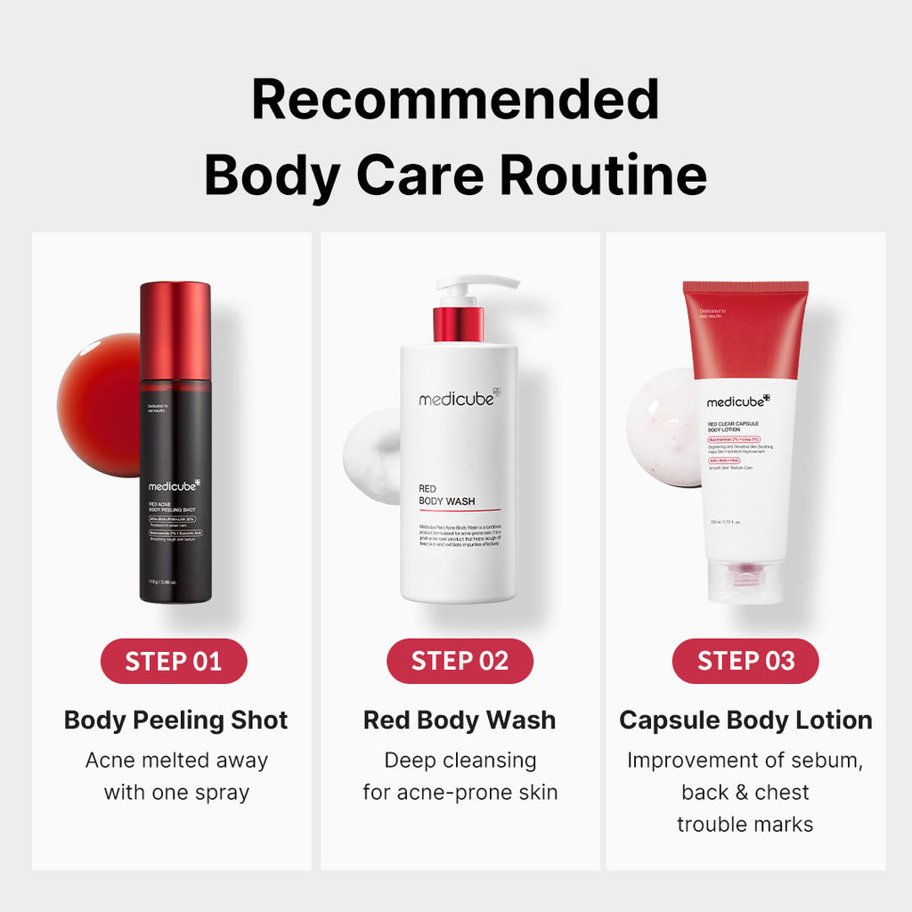 Red Body Peeling Shot Cleanser B2