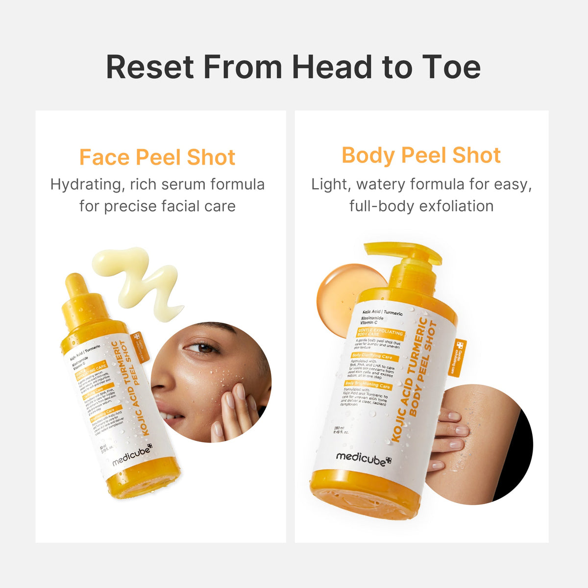 Kojic Acid Turmeric Body Peel Shot G4