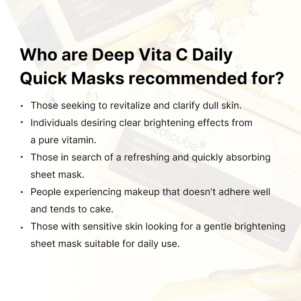 Deep Vita C Daily Quick Masks P5