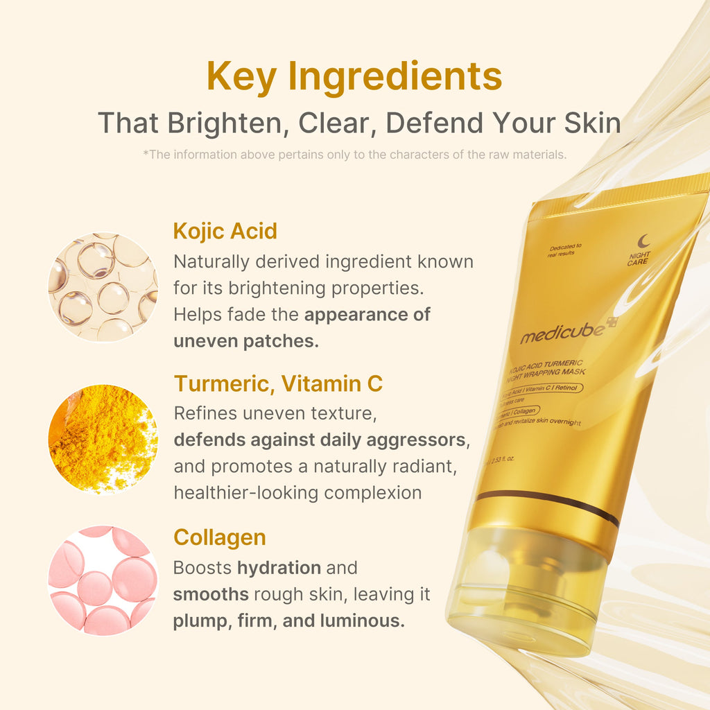 Kojic Acid Turmeric Overnight Wrapping Mask E0