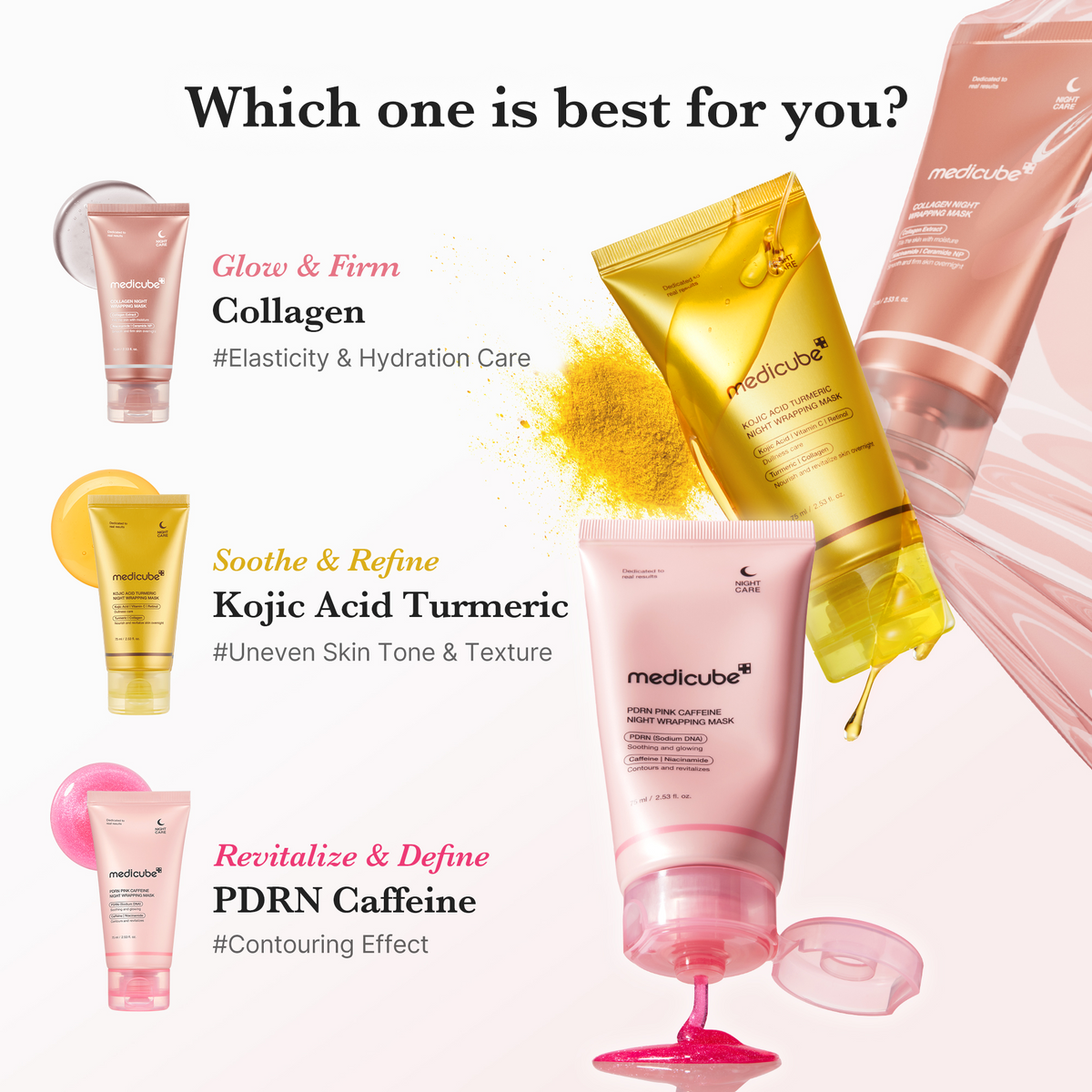 Kojic Acid Turmeric Overnight Wrapping Mask E0