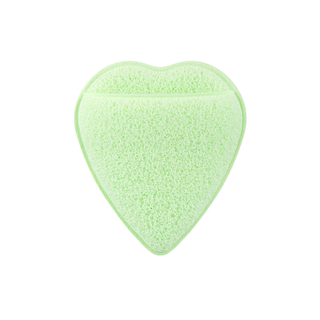 Clover Heart Facial Sponge X6