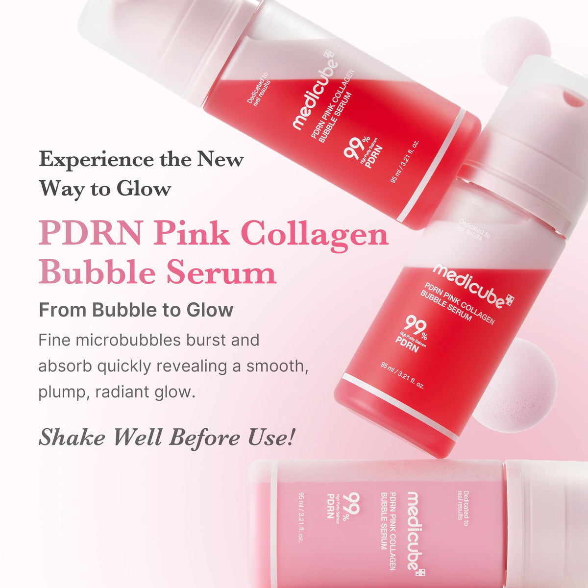 PDRN Pink Collagen Bubble Serum E2