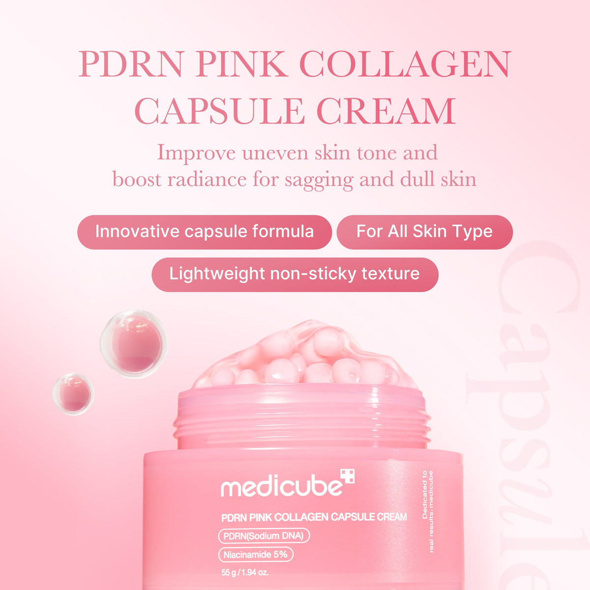 PDRN Pink Collagen Capsule Cream V7
