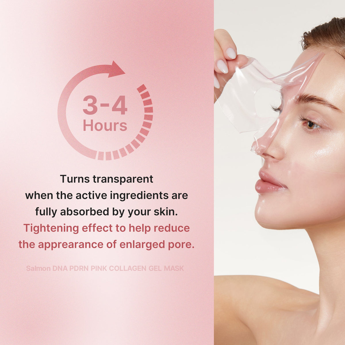 Salmon PDRN Pink Collagen Jelly Gel Mask Z6
