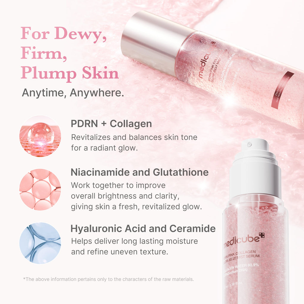 PDRN Pink Collagen Glow Jelly Mist Serum J1