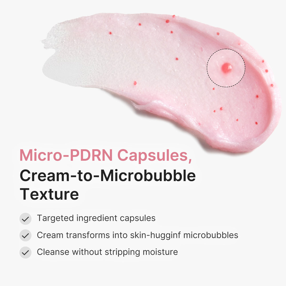 PDRN Pink Glutathione Capsule Foam Cleanser R5