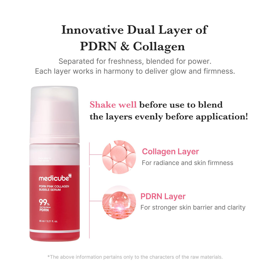 PDRN Pink Collagen Bubble Serum E2