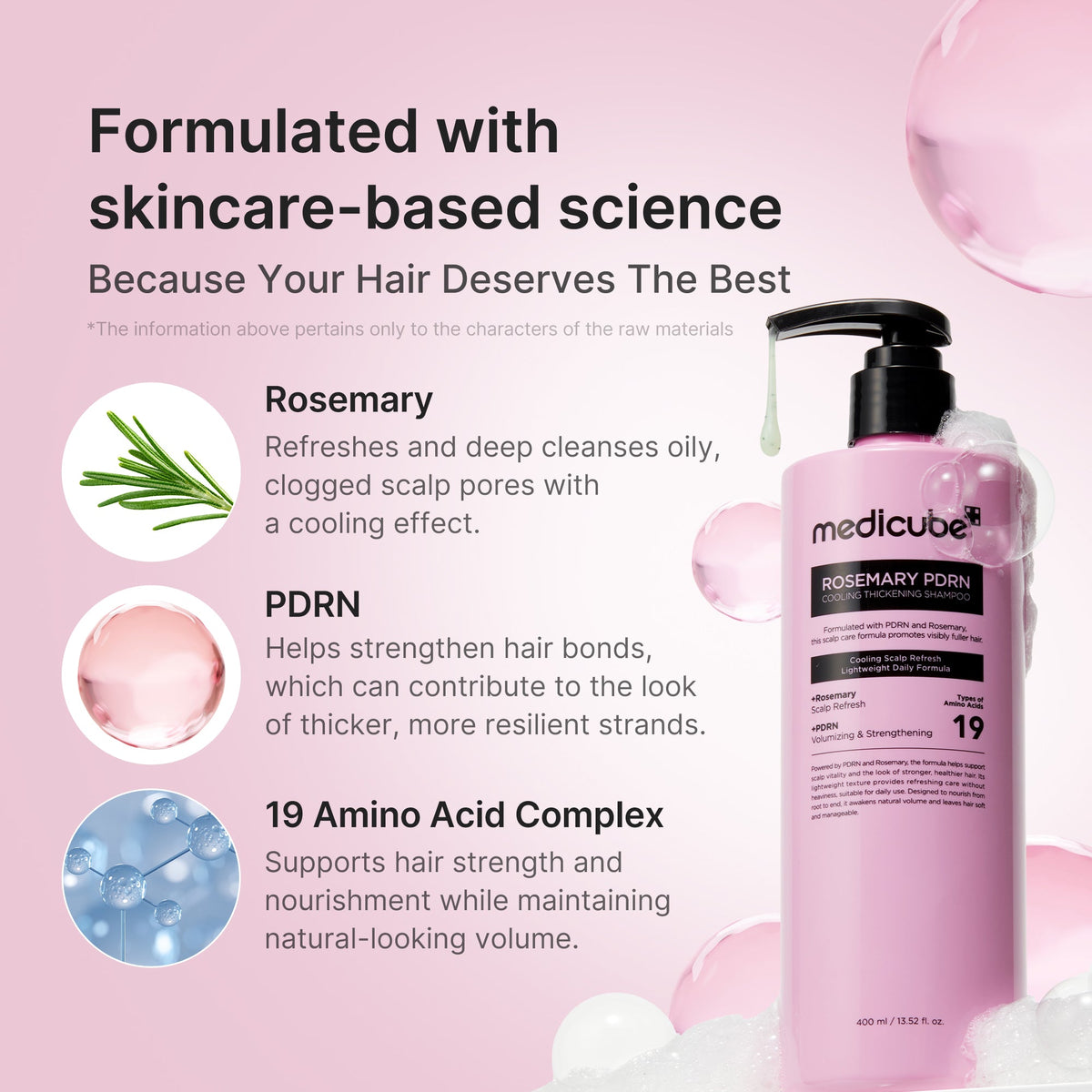 Rosemary PDRN Cooling Thickening Shampoo N0