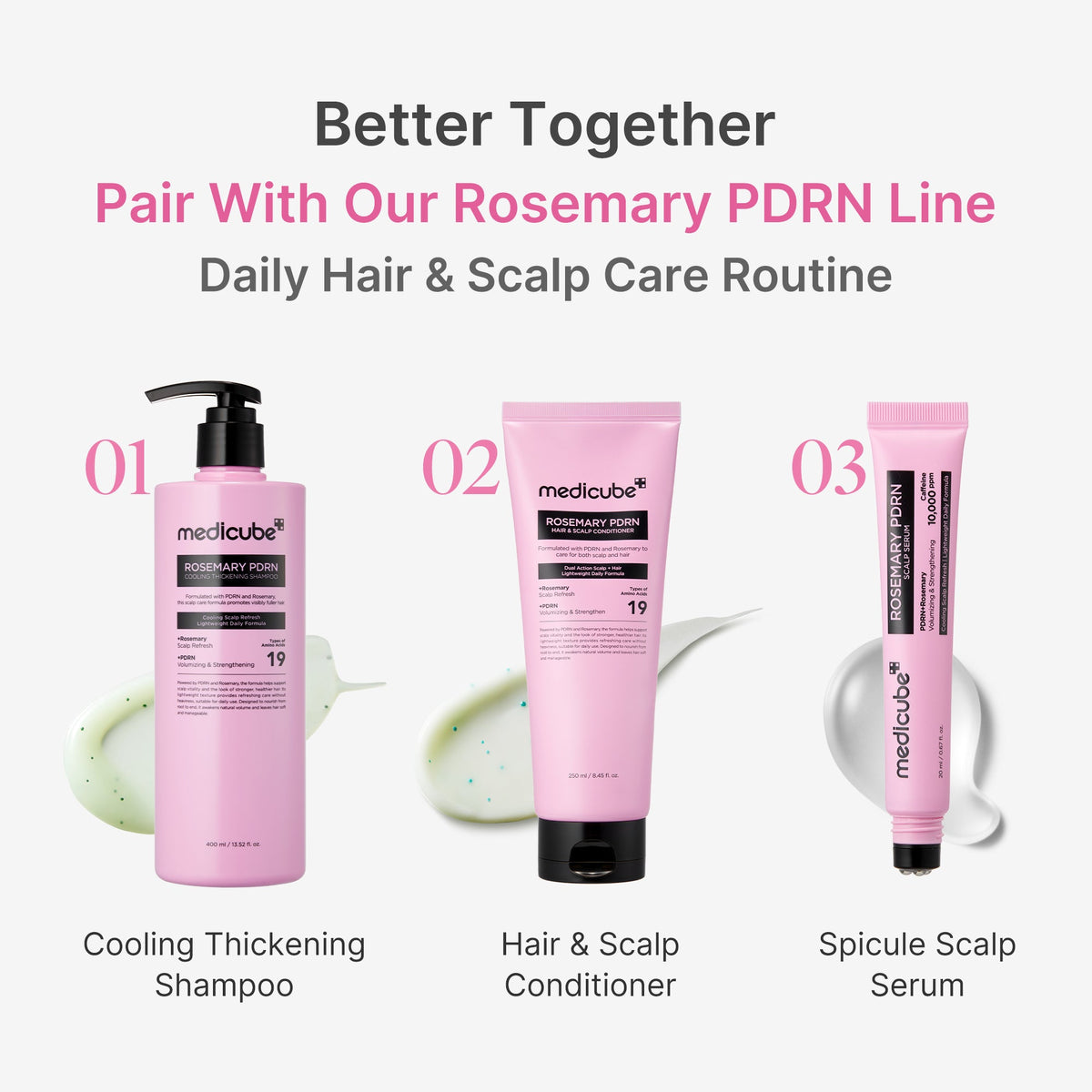 Rosemary PDRN Cooling Thickening Shampoo N0